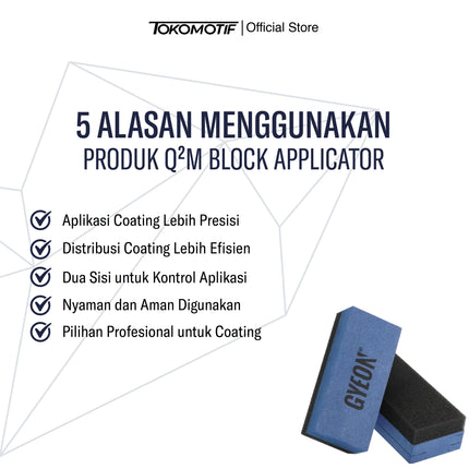 Gyeon Q2M Block Applicator 4x9x2,5 cm - Aplikator Coating