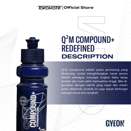 Gyeon Q2M Compound+ 120 ml - Kompon Poles