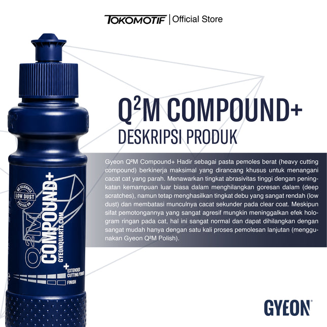 Gyeon Q2M Compound+ 120 ml - Kompon Poles