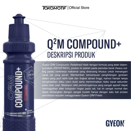 Gyeon Q2M Compound+ Redefined 250-1000 ml - Kompon Poles
