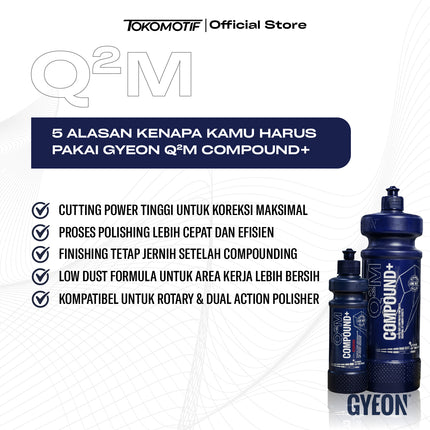 Gyeon Q2M Compound+ Redefined 250-1000 ml - Kompon Poles