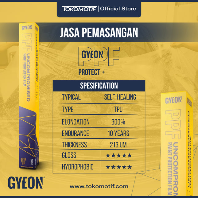 Booking Jasa Pemasangan Gyeon PPF Protect+ Tahan Hingga 10 Tahun Instant Healing