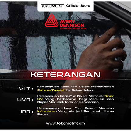 Booking Jasa Pemasangan Kaca Film Mobil Avery Dennison Supreme Ceramic Garansi 8 Tahun