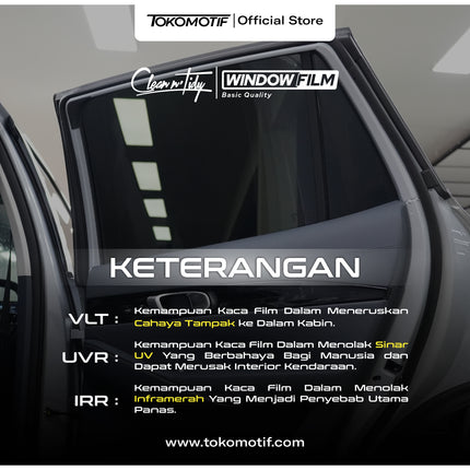 Booking Jasa Pemasangan Kaca Film Mobil Clean N Tidy Basic Garansi 5 Tahun