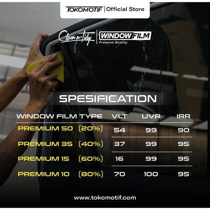Booking Jasa Pemasangan Kaca Film Mobil Clean N Tidy Premium Garansi 7 Tahun