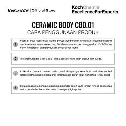 KochChemie Ceramic Body Cb0.01 30 ml - Coating