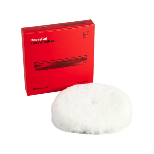 Koch Chemie HeavyCut LongWoolPad 135mm (5,3”) – Heavy Cutting Wool Pad