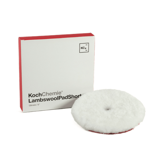 Koch Chemie Lambswool Pad Short 126mm (5”) – High Cut Polishing Pad