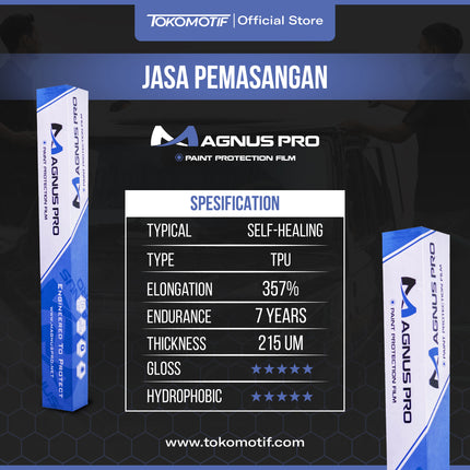 Booking Jasa Pemasangan PPF Magnus Pro Instant Heat Healing Tahan Hingga 7 Tahun