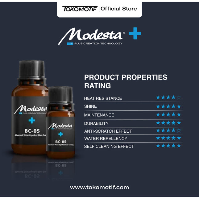 Booking Jasa Modesta Nano Ceramic Coating BC-05A & BC-05B Coating 2 Layer Tahan Hingga 10 Tahun