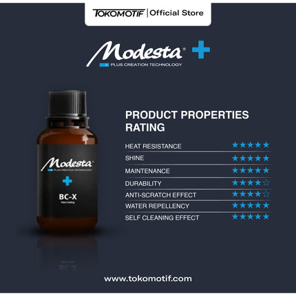 Booking Jasa Modesta BC-X Nano Ceramic Coating 2 Layer Tahan Hingga 5 Tahun