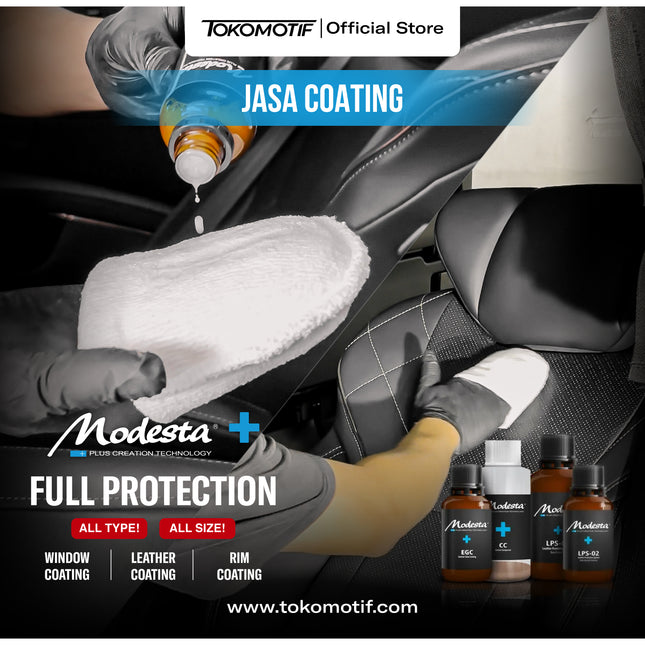Booking Jasa Modesta Nano Ceramic Coating Private Label Full Protection 3 Layer Tahan Hingga 10 Tahun