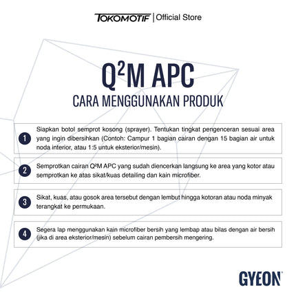 Gyeon Q2M APC 1000-4000 ml - Pembersih Serba Guna