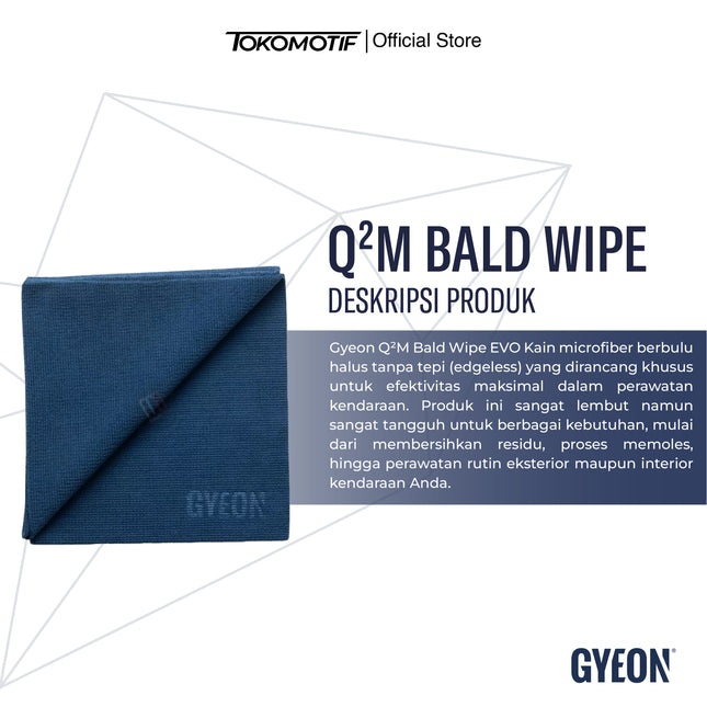 Gyeon Q2M Bald Wipe 40x40 cm - Microfiber