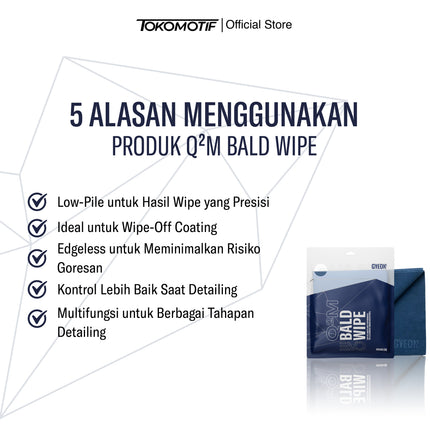 Gyeon Q2M Bald Wipe 40x40 cm - Microfiber