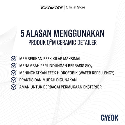 Gyeon Q2M Ceramic Detailer 500-1000 ml - Maintenance Body Mobil