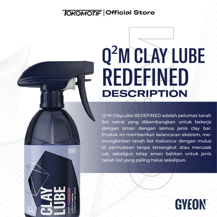 Gyeon Q2M Clay Lube Redefined 500ml - Cairan Pelumas Clay