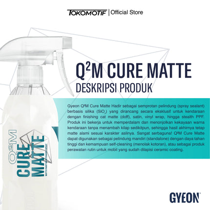 Gyeon Q2M Cure Matte 400 ml - Maintenance Body Mobil Matte