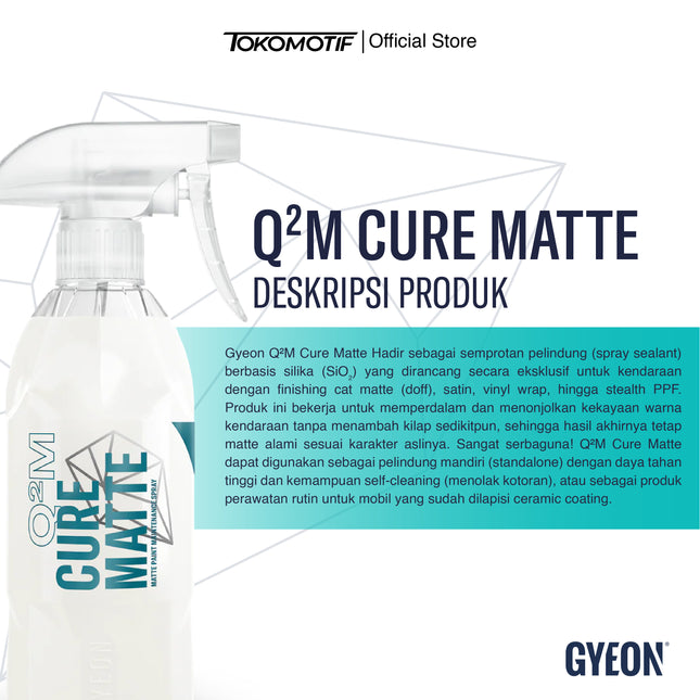 Gyeon Q2M Cure Matte 400 ml - Maintenance Body Mobil Matte
