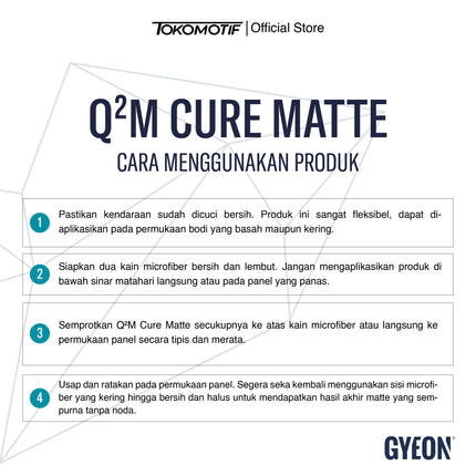 Gyeon Q2M Cure Matte 400 ml - Maintenance Body Mobil Matte