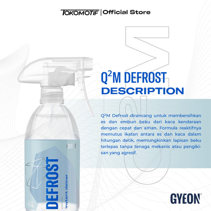 Gyeon Q2M DeFrost 500 ml - Cairan Pencair Es