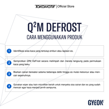 Gyeon Q2M DeFrost 500 ml - Cairan Pencair Es