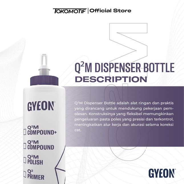 Gyeon Q2M Dispenser Bottle 300 ml - Wadah Kompon