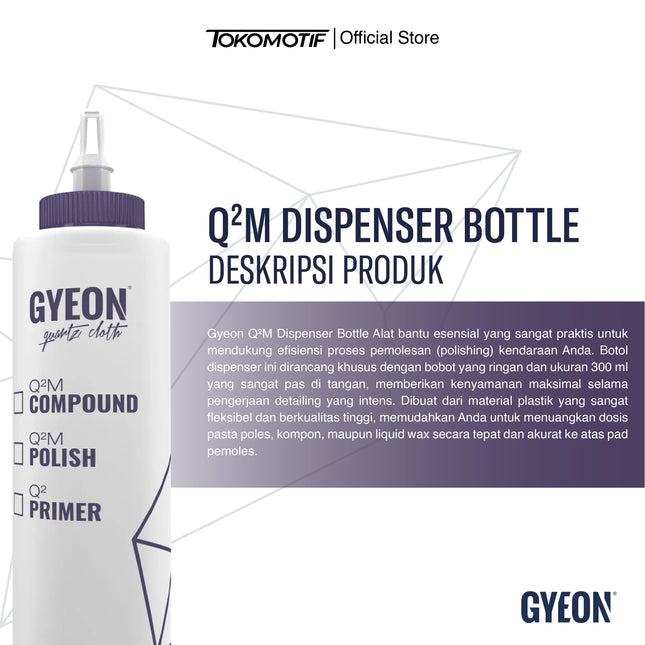 Gyeon Q2M Dispenser Bottle 300 ml - Wadah Kompon