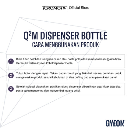 Gyeon Q2M Dispenser Bottle 300 ml - Wadah Kompon