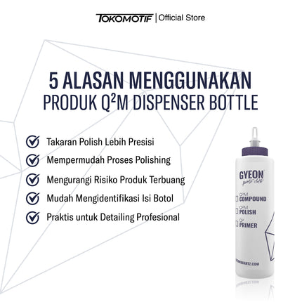 Gyeon Q2M Dispenser Bottle 300 ml - Wadah Kompon