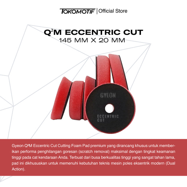 Gyeon Q2M Eccentric Cut 145mm x 20mm - Pad Poles