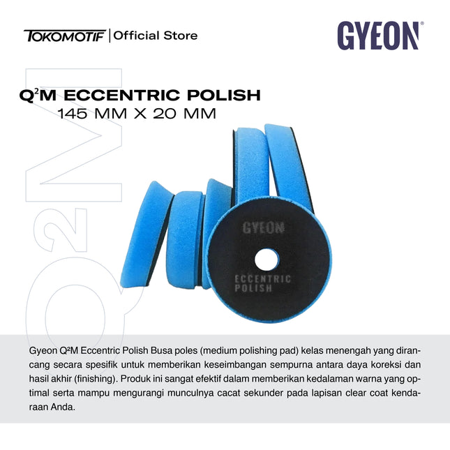 Gyeon Q²M Eccentric Polish 145mm x 20mm - Pad Poles