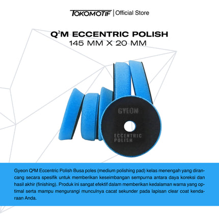 Gyeon Q²M Eccentric Polish 145mm x 20mm - Pad Poles