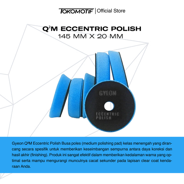 Gyeon Q²M Eccentric Polish 145mm x 20mm - Pad Poles