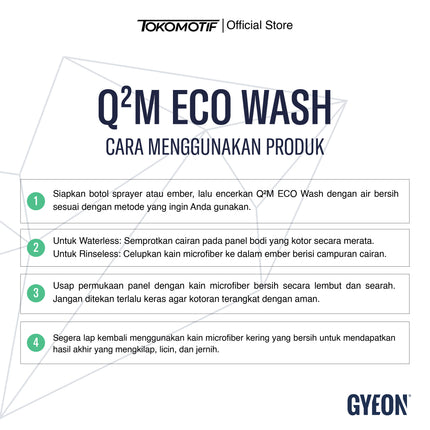 Gyeon Q2M Eco Wash 500 ml - Shampo