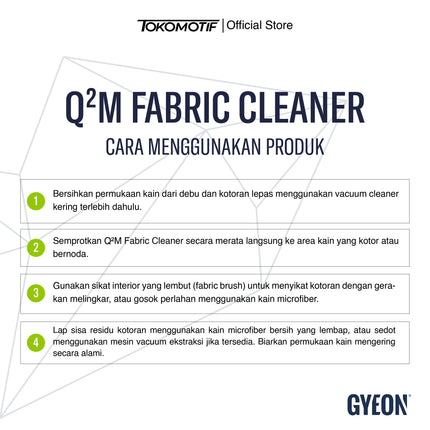 Gyeon Q2M Fabric cleaner 1000 ml - Pembersih Kain