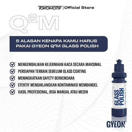 Gyeon Q2M Glass Polish  120 ml - Kompon Poles Kaca