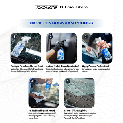 Gyeon Q2M Glass+ 500 ml - Pembersih Kaca
