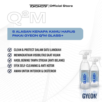 Gyeon Q2M Glass+ 500 ml - Pembersih Kaca