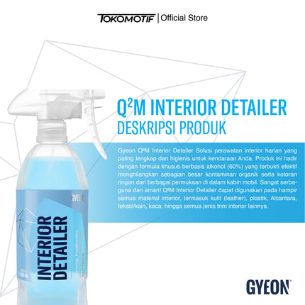 Gyeon Q2M Interior Detailer 500-1000 ml - Pembersih Interior