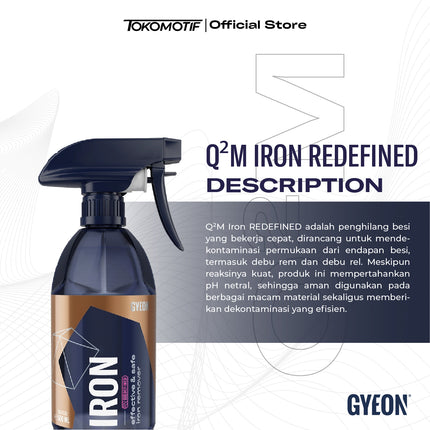 Gyeon Q2M Iron Redefined 500-1000 ml - Cairan Pembersih Kimia