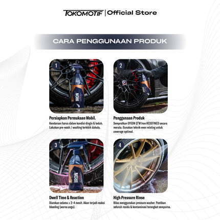 Gyeon Q2M Iron Redefined 500-1000 ml - Cairan Pembersih Kimia