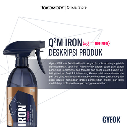 Gyeon Q2M Iron Redefined 500-1000 ml - Cairan Pembersih Kimia