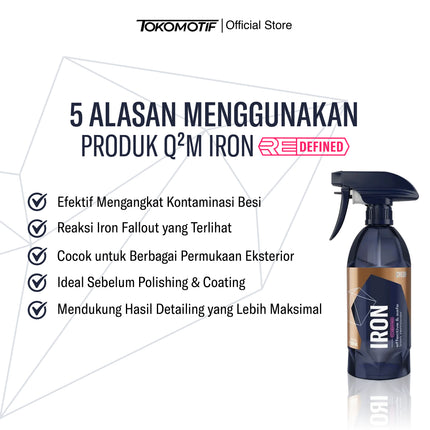 Gyeon Q2M Iron Redefined 500-1000 ml - Cairan Pembersih Kimia
