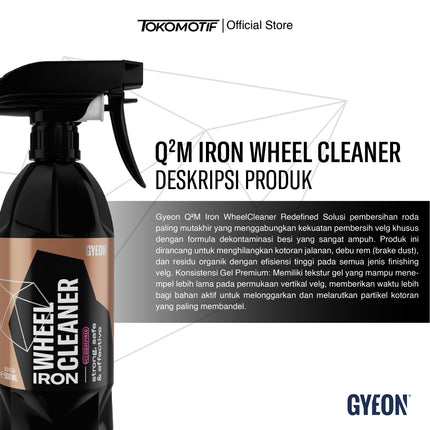 Gyeon Q2M Iron wheel Cleaner Redefined 500 ml - Pembersih Velg
