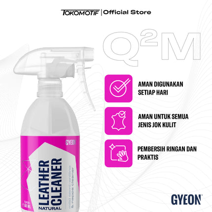 Gyeon Q2M Leather Cleaner Natural 500 ml - Pembersih Kulit