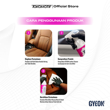 Gyeon Q2M Leather Cleaner Natural 500 ml - Pembersih Kulit