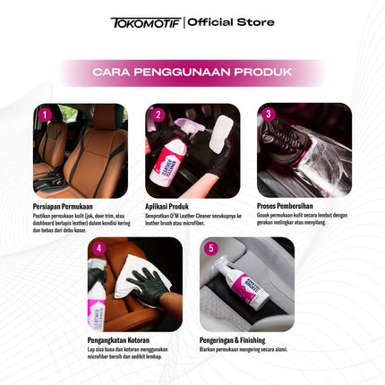 Gyeon Q2M Leather Cleaner Strong 500 ml - Pembersih Kulit