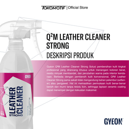 Gyeon Q2M Leather Cleaner Strong 500 ml - Pembersih Kulit