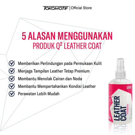 Gyeon Q2 Leather Coat Redefined 120-500 ml - Coating Kulit